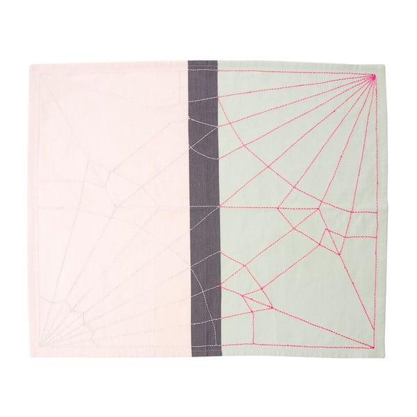 Ścierka kuchenna Crane Neon Pink, 55x65 cm