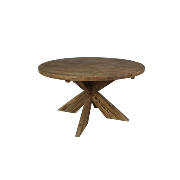 Stół do jadalni z drewna tekowego HSM Collection Ronde, średnica 150 cm