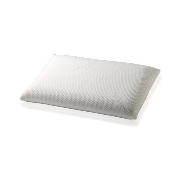 Biała poduszka z pianką pamięci DlaSpania Memory Moore 12, 42 x 72 cm