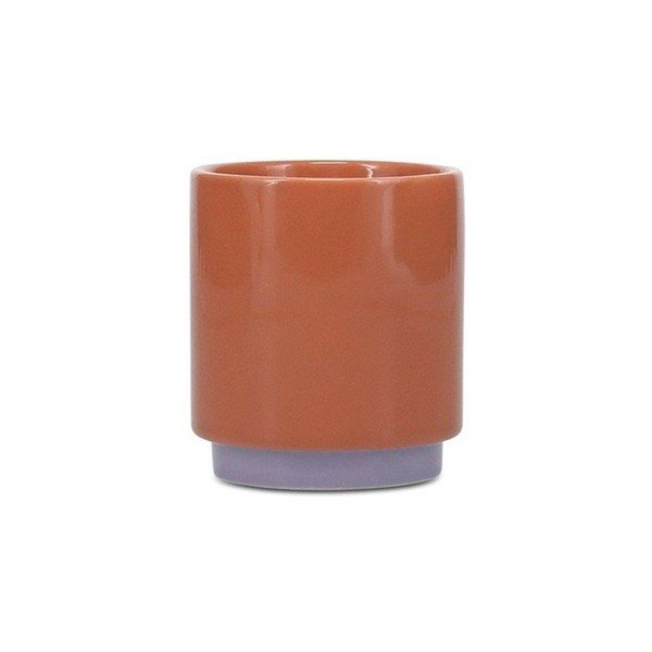 Pomarańczowa/fioletowa kamionkowa filiżanka 130 ml Duo – ONA