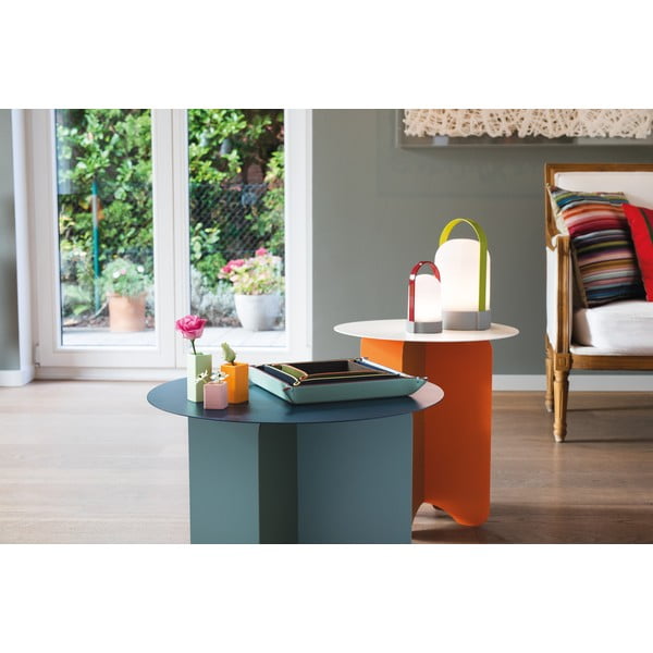 Biała lampa stołowa LED ze ściemniaczem (wysokość 15 cm) Uri – Remember-image-4