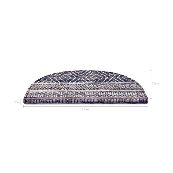 Beżowe dywaniki na schody zestaw 16 szt. 65x20 cm Cottage Warmth – Vitaus-image-4