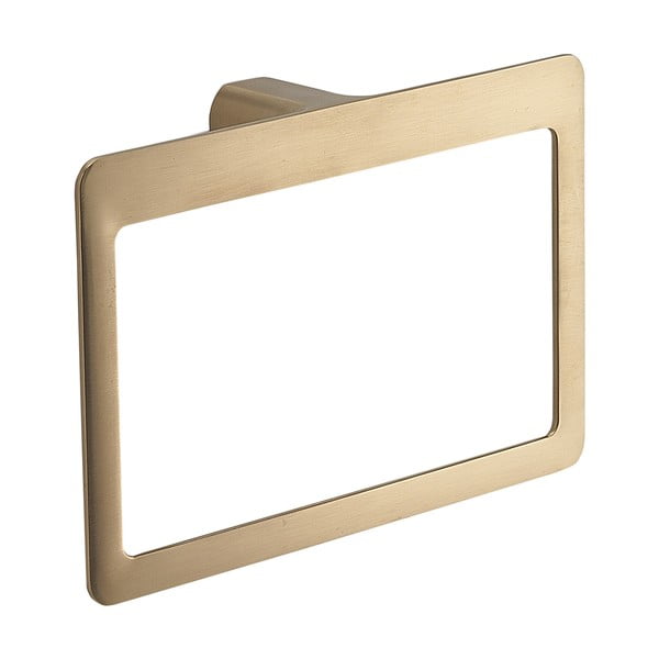 Ścienny metalowy wieszak na ręczniki w kolorze złota Gedy Pirenei – Sapho