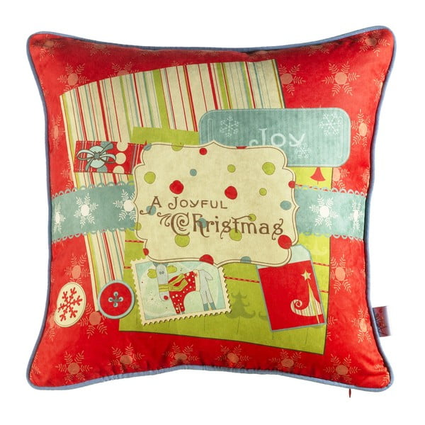 Poszewka na poduszkę ze świątecznym motywem Apolena Comfort Joyful, 43x43 cm