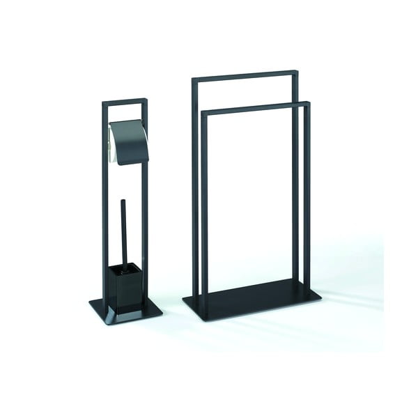 Czarny stalowy uchwyt na ręczniki Tomasucci Emori-image-2