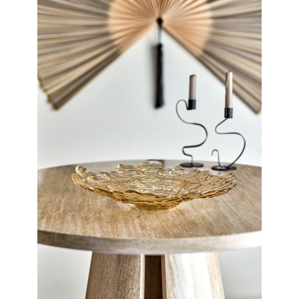 Beżowa szklana misa ø 38,5 cm Asimi – Bloomingville-image-1