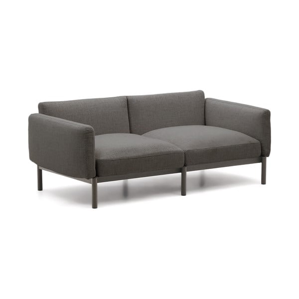 Szara tapicerowana sofa ogrodowa Sorells – Kave Home-image-2