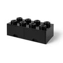 Czarny pojemnik z 2 szufladkami LEGO®