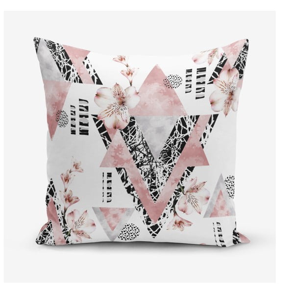 Poszewka na poduszkę z domieszką bawełny Minimalist Cushion Covers Flowerkli, 45x45 cm