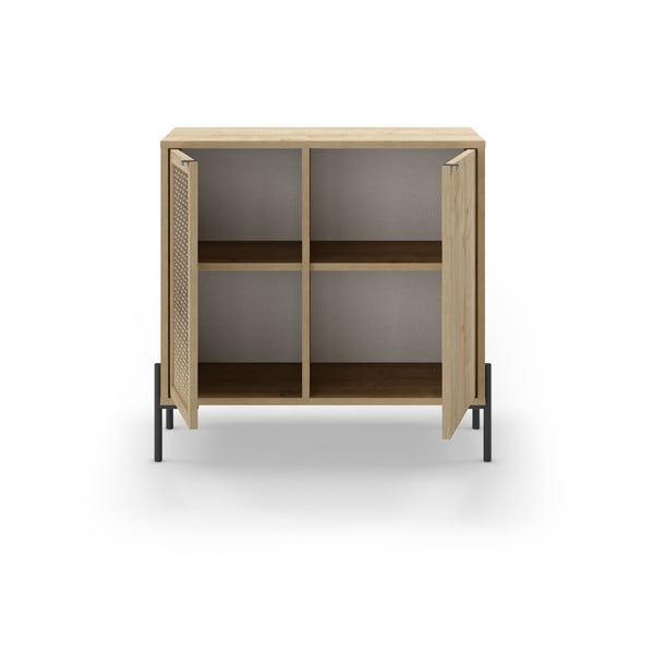 Niska komoda w dekorze dębu 80x80 cm Inca – Marckeric-image-3