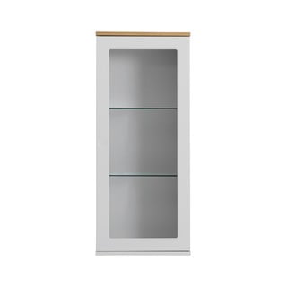 Biała 1-drzwiowa witryna Tenzo Dot, wys. 95 cm