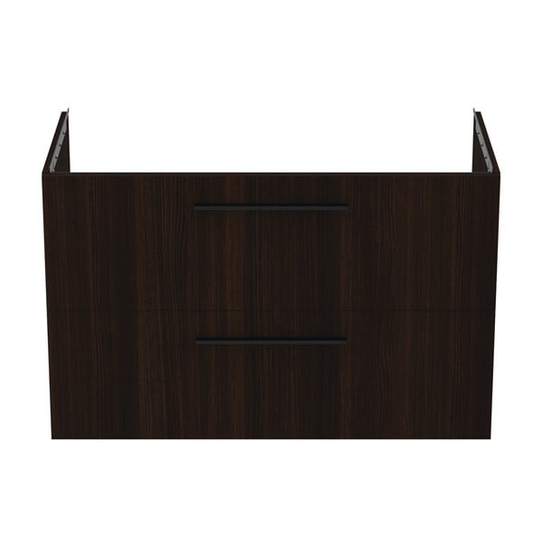 Ciemnobrązowa wisząca szafka pod umywalkę w dekorze dębu 100x63 cm i.Life B – Ideal Standard-image-2