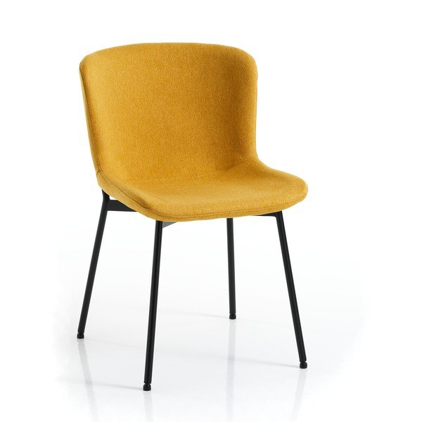 Krzesła w kolorze ochry zestaw 2 szt. Snug – Tomasucci