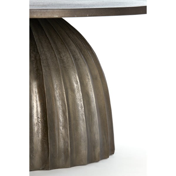 Metalowy okrągły stolik ø 70 cm Veglia – Light & Living-image-3