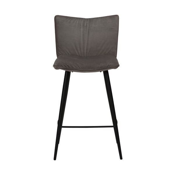 Szary aksamitny hoker DAN-FORM Denmark Join, wys. 93 cm-image-2