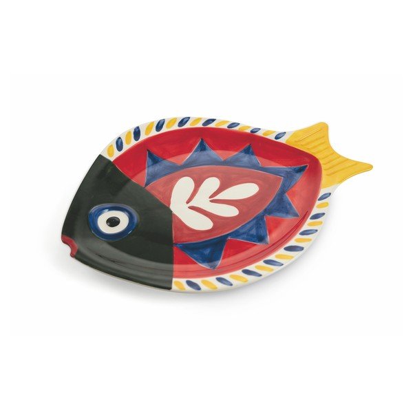 Zestaw 4 talerzy w kształcie rybek z dolomitu VDE Tivoli 1996 Sashimi Fish-image-2