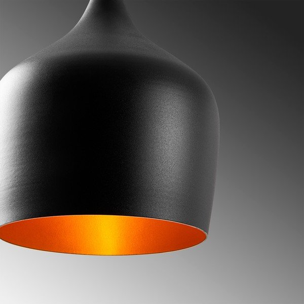 Czarna lampa wisząca z metalowym kloszem ø 22 cm Dodo – Opviq lights-image-4