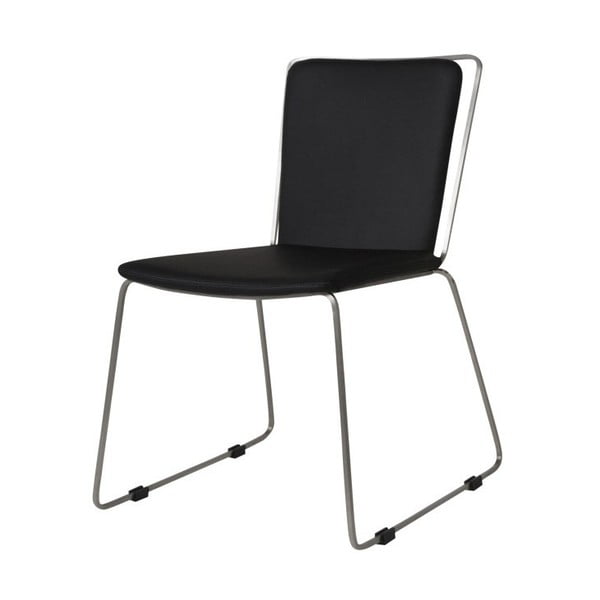 Czarne krzesło Canett Alfa