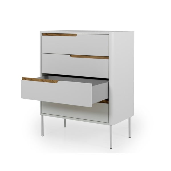 Biała komoda Tenzo Switch, 80x102 cm-image-2