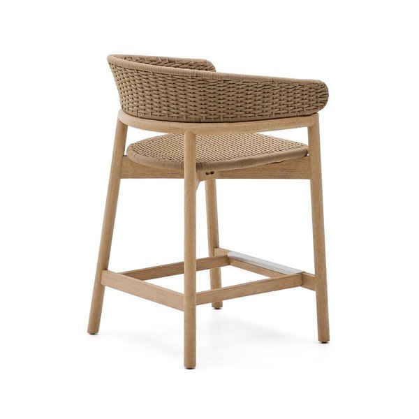 Drewniany hoker ogrodowy w naturalnym kolorze Arinella – Kave Home-image-4