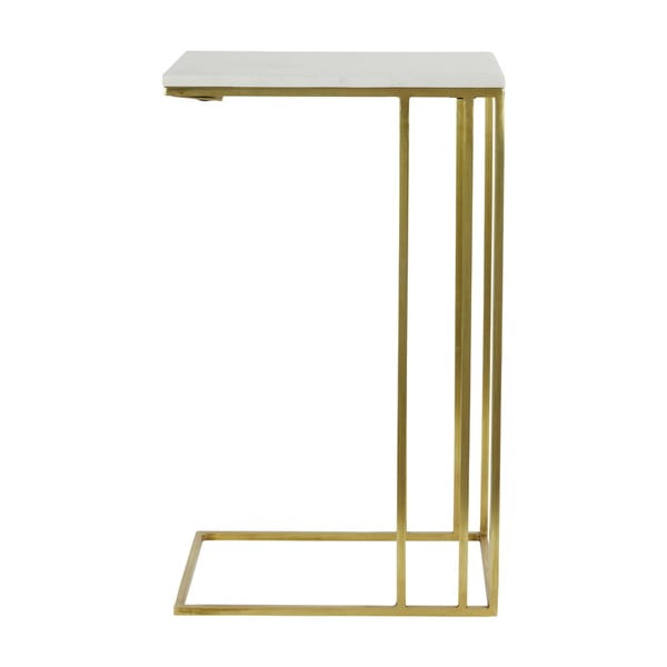 Stolik z blatem w dekorze marmuru 31x41 cm Roshan – Light & Living-image-4