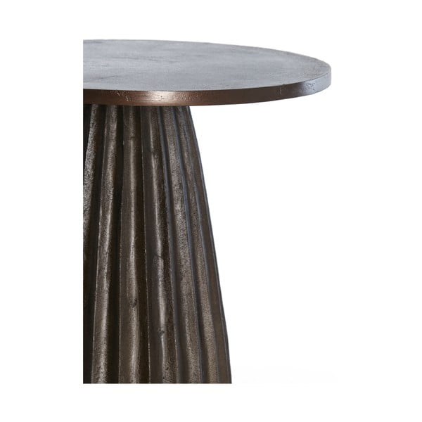 Metalowy okrągły stolik ø 40 cm Veglia – Light & Living-image-2