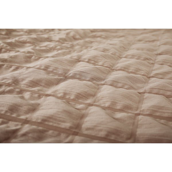 Brązowa pościel jednoosobowa z kory 140x200 cm Naomi – My House-image-1