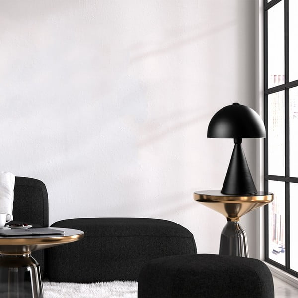 Czarna lampa stołowa z metalowym kloszem (wysokość 52 cm) Dodo – Opviq lights-image-1