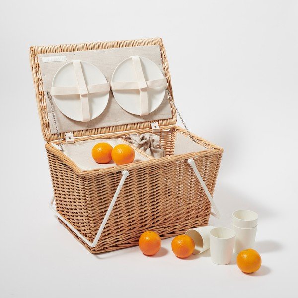 Kosz piknikowy Sunnylife Natural, 48x28 cm-image-4