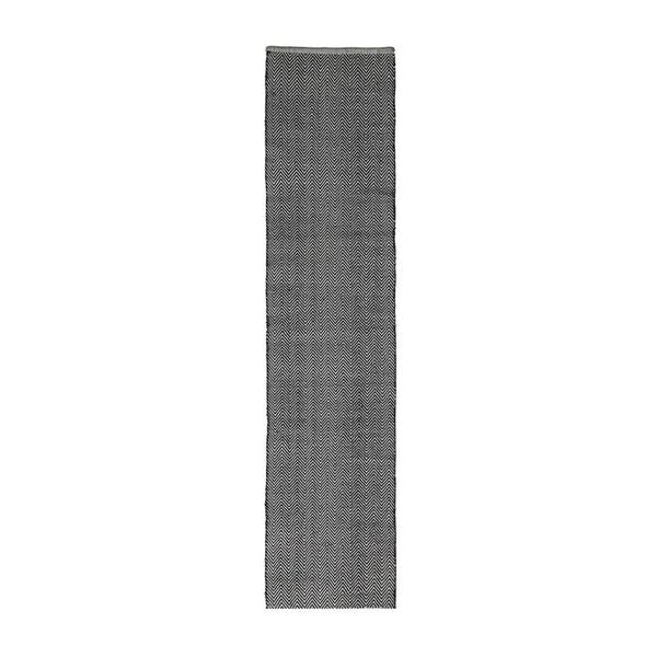 Chodnik bawełniany tkany ręcznie Webtappeti Zic Zac, 55 x 170 cm