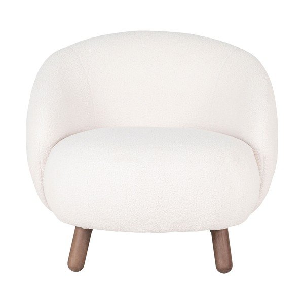 Kremowy fotel z podnóżkiem Savona – House Nordic-image-2