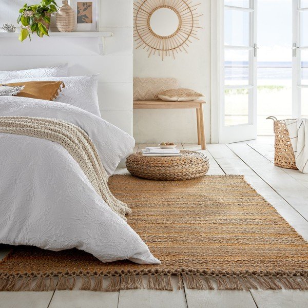 Żółty dywan z juty Flair Rugs Equinox, 160x230 cm-image-4