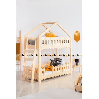 Piętrowe łóżko dziecięce w kształcie domku 90x200 cm Zippo B – Adeko