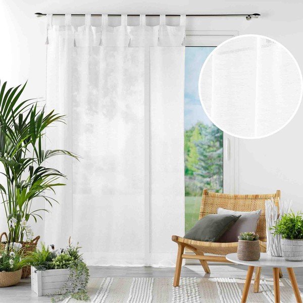 Biała firanka 140x240 cm Dalila – douceur d'intérieur-image-4