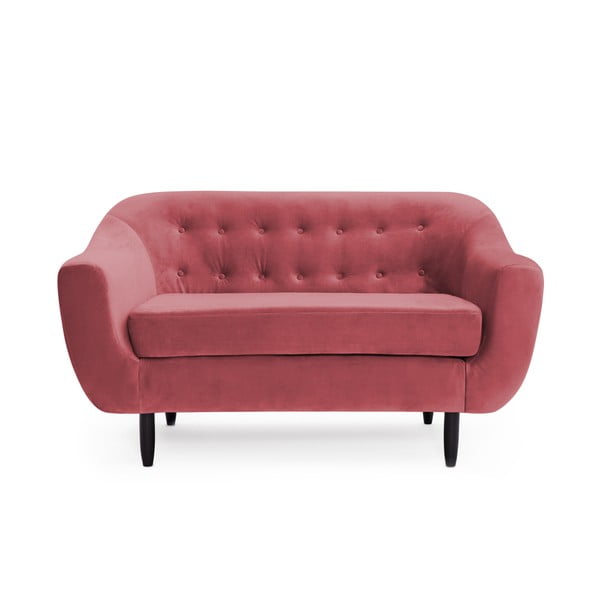 Czerwona sofa 2-osobowa Vivonita Laurel