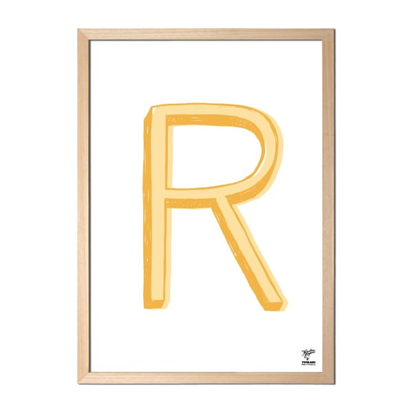 Plakat R designed by Karolina Stryková