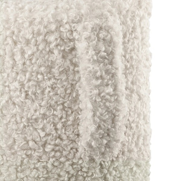 Beżowy puf z materiału bouclé Teddy – Blomus-image-3