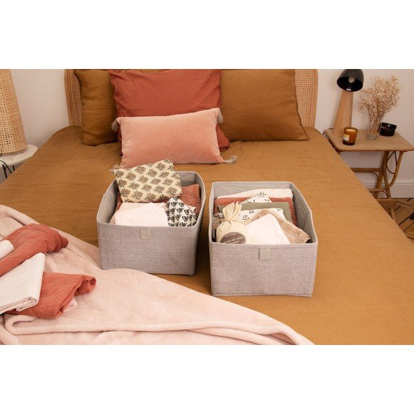 Szary pojemnik do przechowywania Compactor Oxford, 42 x 36 cm-image-2