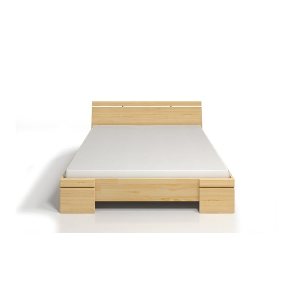 Łóżko 2-osobowe z drewna sosnowego SKANDICA Sparta Maxi, 200x200 cm-image-1