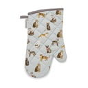 Niebieska bawełniana rękawica kuchenna Cooksmart ® Curious Cats