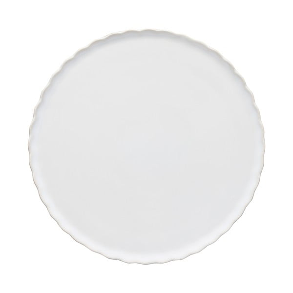 Biały kamionkowy talerz deserowy Casafina Forma, ⌀ 20 cm