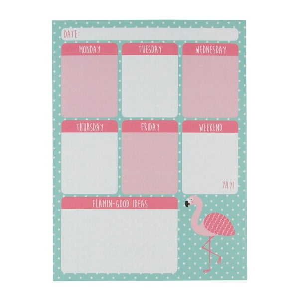 Organizer tygodniowy Sass & Belle Tropical Summer Weekly Planner