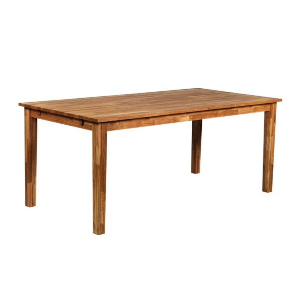 Stół z litego drewna dębowego Folke Finnus, 180x90 cm