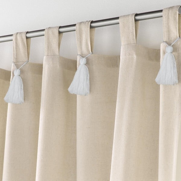 Beżowa zasłona 140x240 cm Cyrine – douceur d'intérieur-image-1