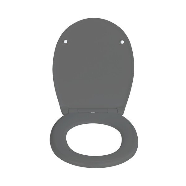 Szara deska sedesowa ze stali nierdzewnej Wenko Vorno-image-1