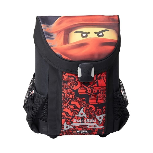 3-częściowy zestaw czerwonego tornistra, piórnika i worka LEGO® Ninjago Easy-image-2