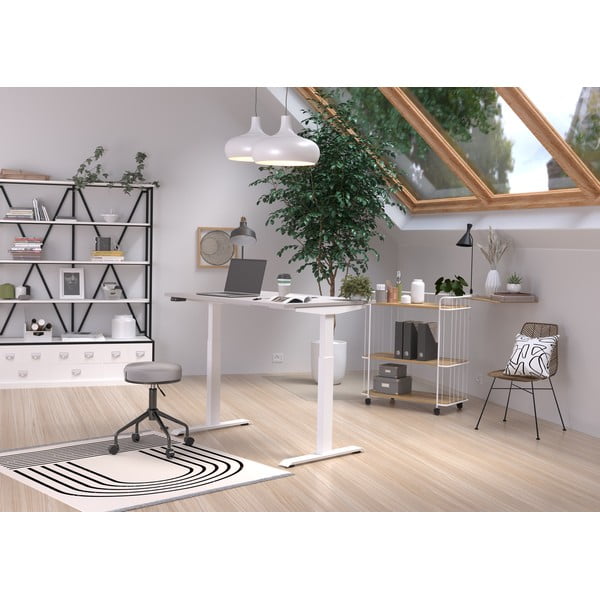 Biurko z elektryczną regulacją wysokości 80x140 cm Jet – Germania-image-1