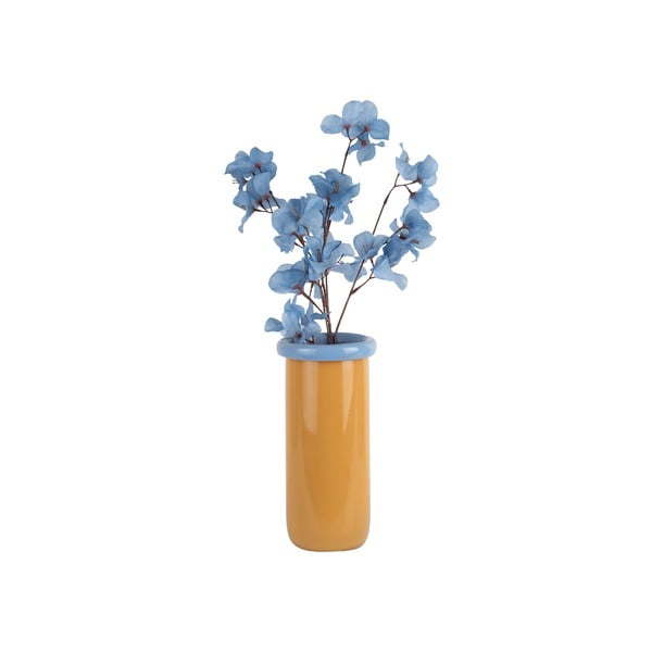 Musztardowy szklany wazon (wysokość 30,5 cm) Plegado  – PT LIVING-image-4