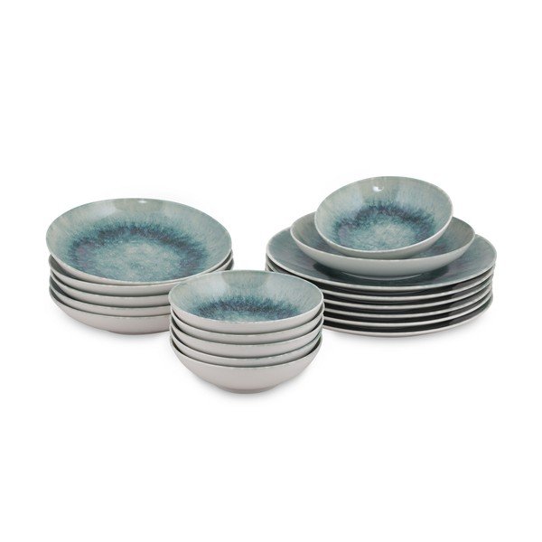 18-częściowy zestaw porcelanowych naczyń Güral Porselen Forest-image-2