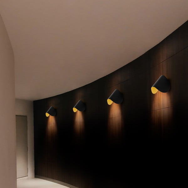 Czarny kinkiet LED Heybe – Opviq lights-image-1